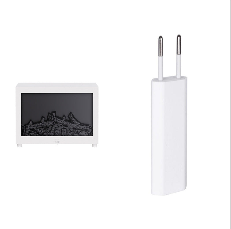 "Flame Effect Aroma Diffuser – 3D RGB Humidifier for Essential Oils | UK Home Use"